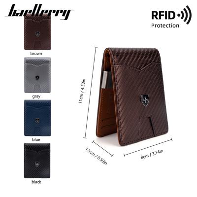 Minimalist Carbon Fiber Anti-Theft Multi-Card Wallet