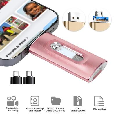 【1TB】4 in 1 Flash Drive,High Speed USB 3.0 Memory Storage