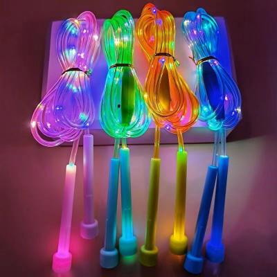 LED Light Up Fitness Jump Rope - Adjustable Length & Light