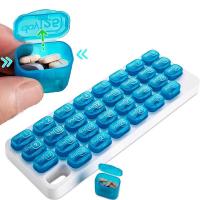 31 removable daily pill boxes